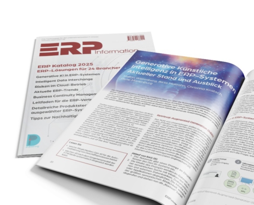 Ausgabe 1/2025 der ERP-Information mit dem Schwerpunktthema ERP-Katalog 2025
