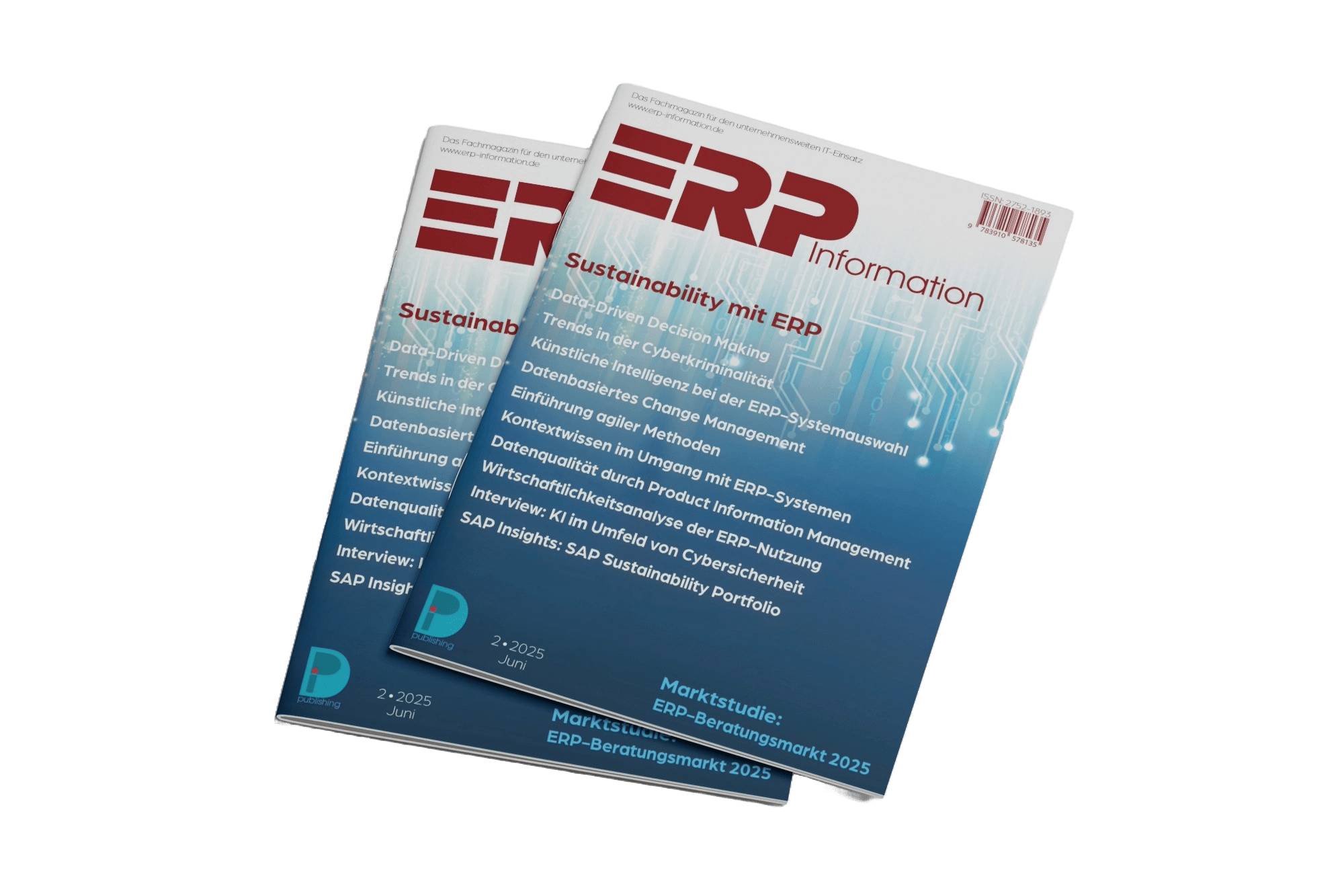 Cover ERP Information 2/2025: Sustainability von ERP-Systemen