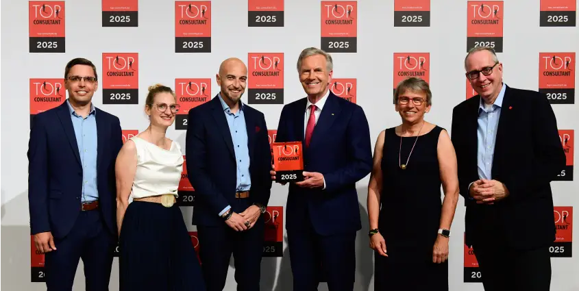 Beitragsbild ams.Solution: Pressefoto TOP CONSULTANT 2025