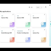 Benutzeroberfläche von AppCentral. Apteam